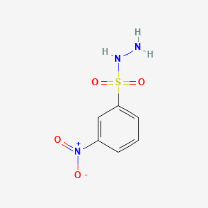 molecular formula C6H7N3O4S B1296096 3-Nitrobenzenesulfonohydrazide CAS No. 6655-77-2