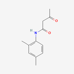 molecular formula C12H15NO2 B1296099 N-(2,4-Dimethylphenyl)-3-oxobutanamide CAS No. 97-36-9