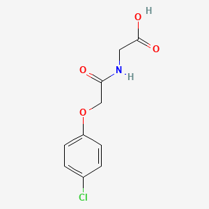 2-[[2-(4-Chlorophenoxy)acetyl]amino]acetic acid