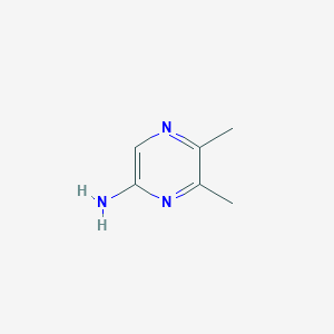 molecular formula C6H9N3 B1296103 5,6-二甲基吡嗪-2-胺 CAS No. 6294-70-8
