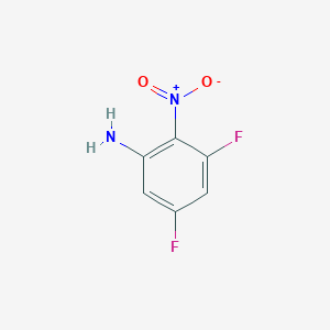 molecular formula C6H4F2N2O2 B1296106 3,5-Difluoro-2-nitroaniline CAS No. 361-72-8