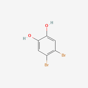 molecular formula C6H4Br2O2 B1296110 4,5-二溴苯-1,2-二酚 CAS No. 2563-26-0