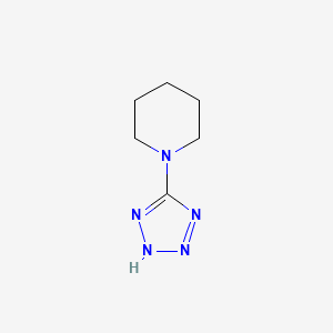 molecular formula C6H11N5 B1296113 1-(1h-Tetrazol-5-yl)piperidine CAS No. 6280-32-6