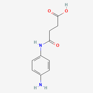 molecular formula C10H12N2O3 B1296114 4-(4-Aminoanilino)-4-oxobutanoic acid CAS No. 5415-22-5