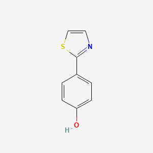 molecular formula C9H7NOS B1296118 4-(2-Thiazolyl)phenol CAS No. 81015-49-8