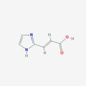 molecular formula C6H6N2O2 B12961243 3-(1H-Imidazol-2-yl)-acrylic acid 