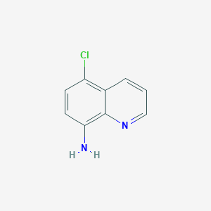 molecular formula C9H7ClN2 B1296126 5-氯喹啉-8-胺 CAS No. 5432-09-7