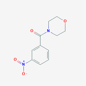 molecular formula C11H12N2O4 B1296131 Morpholino(3-nitrophenyl)methanone CAS No. 26162-90-3