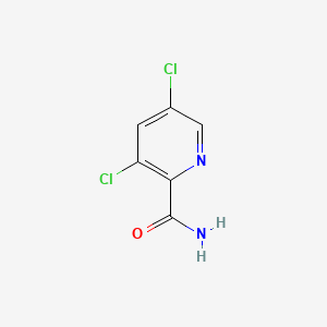 molecular formula C6H4Cl2N2O B1296133 3,5-二氯吡啶甲酰胺 CAS No. 5468-71-3