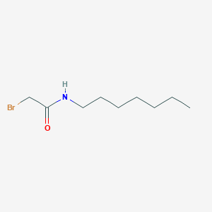 molecular formula C9H18BrNO B1296136 2-Bromo-n-heptylacetamide CAS No. 5463-16-1