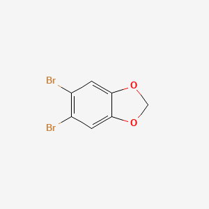 molecular formula C7H4Br2O2 B1296138 5,6-Dibromo-1,3-dioxaindane CAS No. 5279-32-3