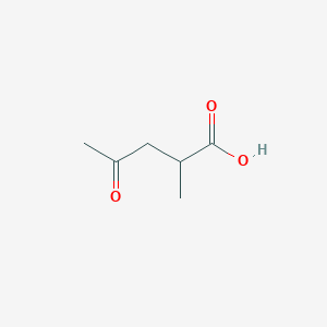 molecular formula C6H10O3 B1296139 2-Methyl-4-oxopentanoic acid CAS No. 6641-83-4