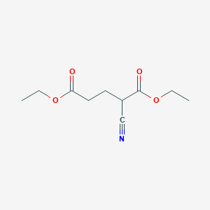 molecular formula C10H15NO4 B1296140 2-氰基戊二酸二乙酯 CAS No. 7251-97-0