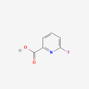 molecular formula C6H4FNO2 B1296142 6-氟吡啶甲酸 CAS No. 402-69-7