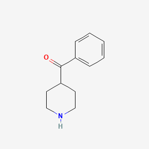 molecular formula C12H15NO B1296144 苯基(哌啶-4-基)甲酮 CAS No. 37586-22-4