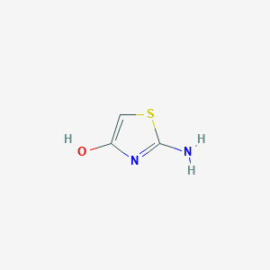 molecular formula C3H4N2OS B1296162 2-Amino-4-hydroxythiazole CAS No. 7146-26-1