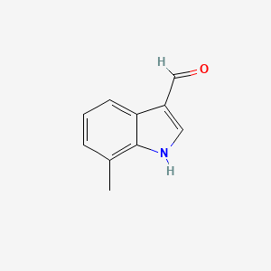 molecular formula C10H9NO B1296166 7-Methyl-1h-indole-3-carbaldehyde CAS No. 4771-50-0