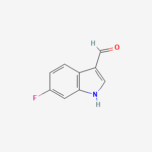 molecular formula C9H6FNO B1296172 6-Fluoroindole-3-carboxaldehyde CAS No. 2795-41-7