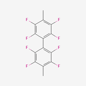 molecular formula C14H6F8 B1296173 4,4'-Dimethyloctafluorobiphenyl CAS No. 26475-18-3
