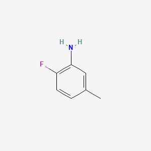 molecular formula C7H8FN B1296174 2-Fluoro-5-methylaniline CAS No. 452-84-6