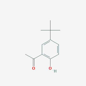 molecular formula C12H16O2 B1296175 1-(5-Tert-butyl-2-hydroxyphenyl)ethanone CAS No. 57373-81-6