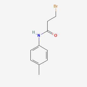 molecular formula C10H12BrNO B1296178 3-Bromo-n-(4-methylphenyl)propanamide CAS No. 21437-82-1