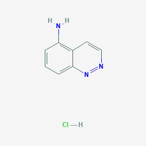 molecular formula C8H8ClN3 B12961801 Cinnolin-5-amine hydrochloride 