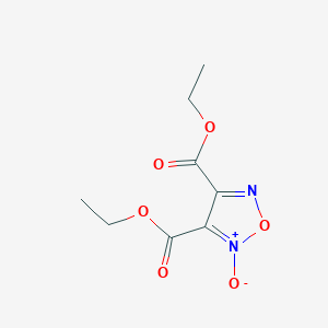 molecular formula C8H10N2O6 B1296181 Diethyl 1,2,5-oxadiazole-3,4-dicarboxylate 2-oxide CAS No. 18417-40-8