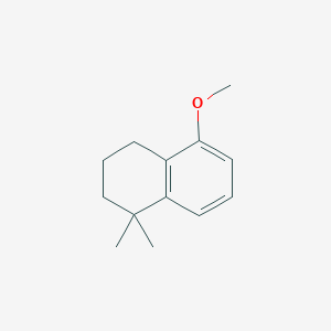 molecular formula C13H18O B1296183 5-Methoxy-1,1-dimethyl-1,2,3,4-tetrahydronaphthalene CAS No. 33214-70-9