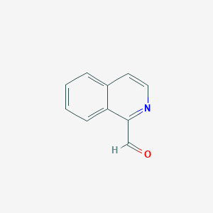 molecular formula C10H7NO B1296187 Isoquinoline-1-carbaldehyde CAS No. 4494-18-2