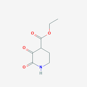 molecular formula C8H11NO4 B1296188 Ethyl 2,3-dioxopiperidine-4-carboxylate CAS No. 30727-21-0