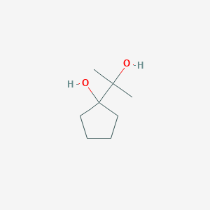 molecular formula C8H16O2 B1296193 1-(1-Hydroxy-1-methylethyl)cyclopentanol CAS No. 5607-45-4