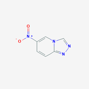 molecular formula C6H4N4O2 B1296196 6-Nitro-[1,2,4]triazolo[4,3-a]pyridine CAS No. 502486-45-5