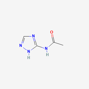 molecular formula C4H6N4O B1296198 N-(1H-1,2,4-triazol-5-yl)acetamide CAS No. 5295-23-8