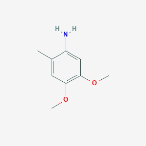 molecular formula C9H13NO2 B1296199 4,5-Dimethoxy-2-methylaniline CAS No. 41864-45-3