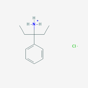 molecular formula C11H18ClN B012962 3-Phenyl-3-pentylamine hydrochloride CAS No. 104177-96-0