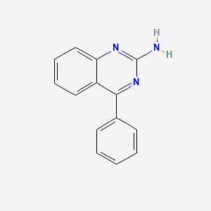 molecular formula C14H11N3 B1296201 4-Phenylquinazolin-2-amine CAS No. 14005-50-6