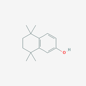 molecular formula C14H20O B1296209 5,5,8,8-Tetramethyl-5,6,7,8-tetrahydronaphthalen-2-ol CAS No. 22824-31-3