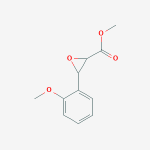 molecular formula C11H12O4 B1296217 Methyl 3-(2-methoxyphenyl)oxirane-2-carboxylate CAS No. 33567-53-2