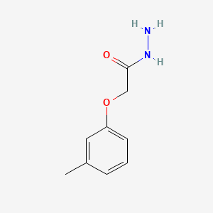 molecular formula C9H12N2O2 B1296227 2-(3-Methylphenoxy)acetohydrazide CAS No. 36304-38-8