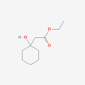 molecular formula C10H18O3 B1296235 Ethyl 2-(1-hydroxycyclohexyl)acetate CAS No. 5326-50-1