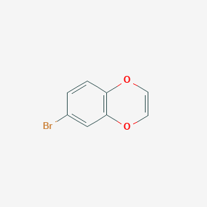 molecular formula C8H5BrO2 B12962386 6-Bromo-1,4-benzodioxin 