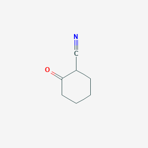 molecular formula C7H9NO B1296243 2-Oxocyclohexanecarbonitrile CAS No. 4513-77-3