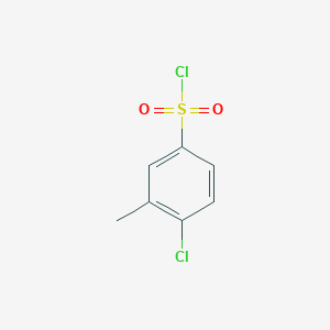 molecular formula C7H6Cl2O2S B1296247 4-Chloro-3-methylbenzenesulfonyl chloride CAS No. 6291-02-7