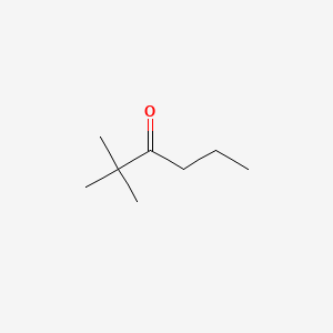molecular formula C8H16O B1296249 2,2-二甲基-3-己酮 CAS No. 5405-79-8