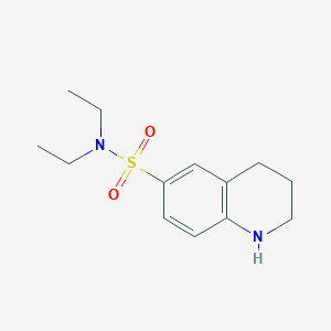 molecular formula C13H20N2O2S B1296250 n,n-二乙基-1,2,3,4-四氢喹啉-6-磺酰胺 CAS No. 7355-01-3
