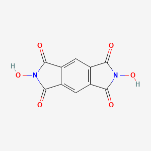 molecular formula C10H4N2O6 B1296252 2,6-dihydroxypyrrolo[3,4-f]isoindole-1,3,5,7(2H,6H)-tetraone CAS No. 57583-53-6