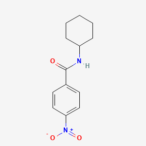 molecular formula C13H16N2O3 B1296253 N-cyclohexyl-4-nitrobenzamide CAS No. 7506-46-9