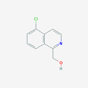 molecular formula C10H8ClNO B12962545 (5-Chloroisoquinolin-1-yl)methanol 