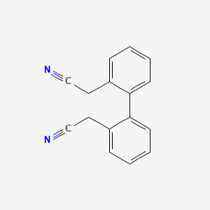 molecular formula C16H12N2 B1296267 Biphenyl-2,2'-diacetonitrile CAS No. 3526-27-0